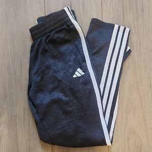 Adidas Kids Black Athletic Pants - Size Large